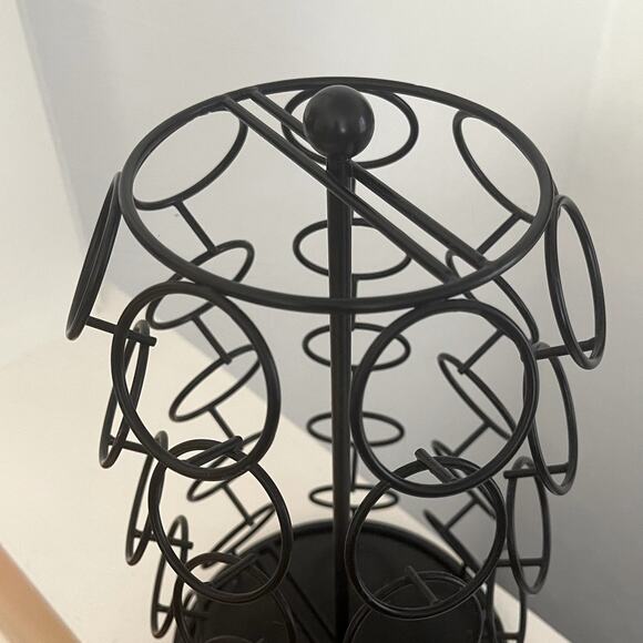 Nifty K-Cup Carousel Coffee Pod Holder Holds 35 K Cups 360 Spin Black - Picture 3 of 8